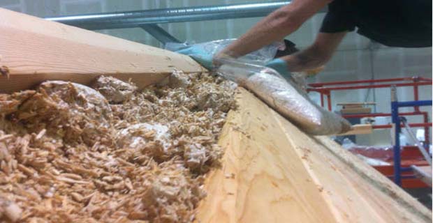 Materiali sostenibili innovativi: produzione dei pannello di legno 