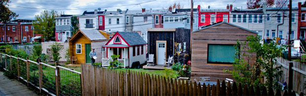 Il villaggio di Tiny House, Boneyard Studio, Washington D.C.