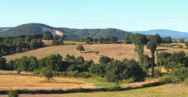 caption: vista dalla fattoria di Yeniköy.