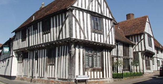  Tudor house a Lavenham nel Suffolk, Regno Unito