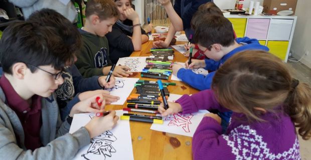 Un workshop per bambini organizzato dal creatore di Paint Back