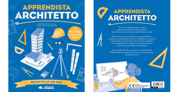 Apprendista Architetto è il libro per bambini per imparare a progettare