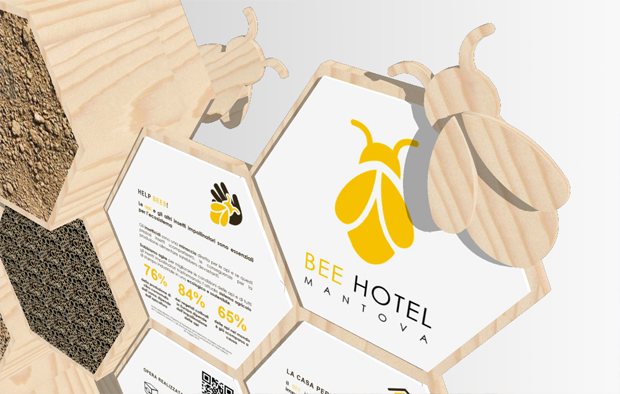 Il Bee hotel è il progetto di apicoltura urbana avviato a Mantova.