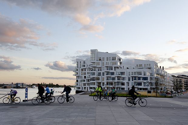  Copenhagen, città di bibiclette. Foto di Kontraframe.