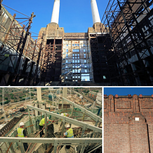 Il restauro della Battersea Power Station.