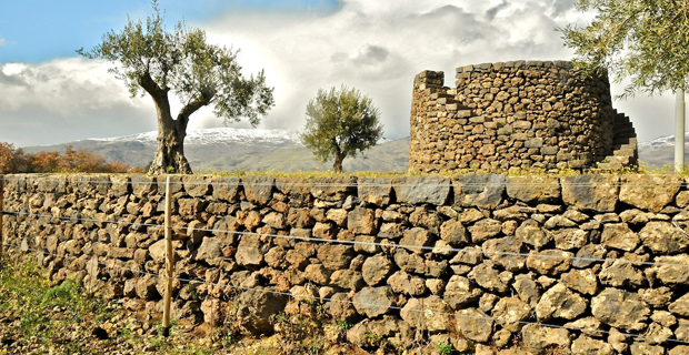  Muri a secco in Sicilia.