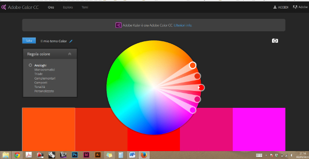 Sito web che aiuta gli archietetti nella scelta dei colori