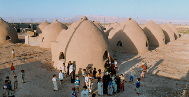  un villaggio costruito in Superadobe.