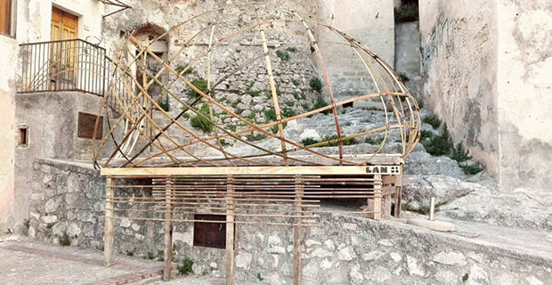  Installazione artistica in bambù per il Mukanda Festival 2016 realizzato da LAN architetture.