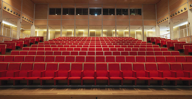 caption:Auditorium, modalità conferenze, Ph. Enrico Cano