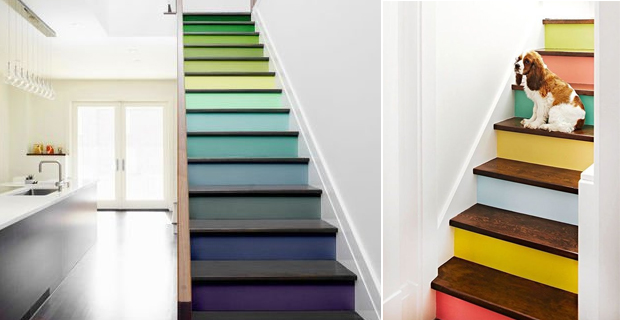 Idee creative per decorare le scale con pattern, colori e tappeti Idee scale interne