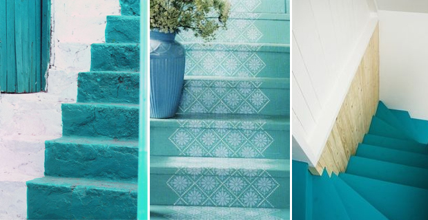 Idee creative per decorare le scale con pattern, colori e tappeti Decorazione Ringhiera Scala