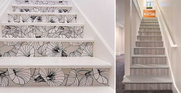 Idee creative per decorare le scale con pattern, colori e tappeti Idee scale interne