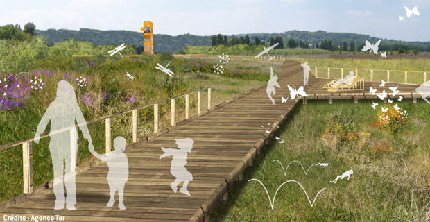  Passerelle nel parco, © Agence TER