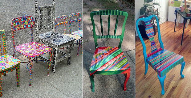 Idee per rinnovare le vecchie sedie in legno