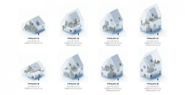 I moduli abitativi dell'ecovillaggio Regen