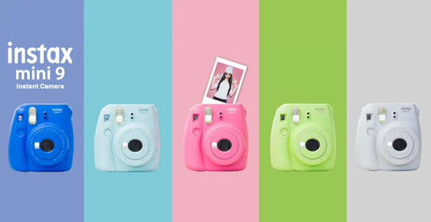 Un accessorio tecnologico perfetto per architetti è la macchina fotografica istantanea Instax mini 9