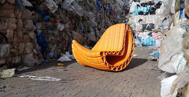 Con Print your city nasce la panchina di plastica ottenuta da rifiuti