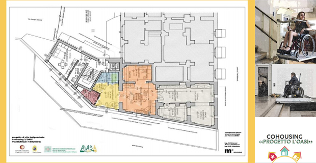 Un progetto cohousing a Bologna in condominio per l'inclusione sociale