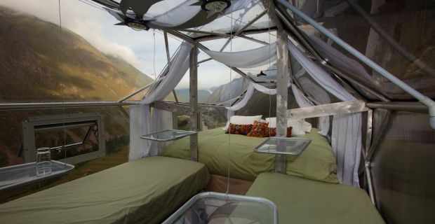 Gli interni di skylodge suites 