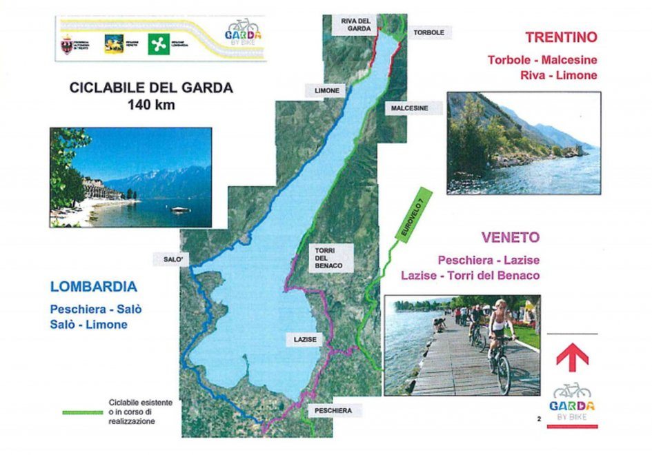 Garda By Bike Una Pista Ciclabile Sulle Rive Del Lago Di Garda