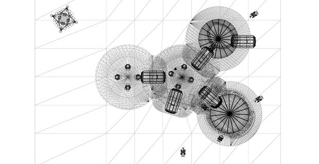 Le cupole del villaggio Lunar Habitation stampato in 3D