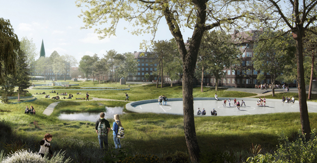 Copenhagen combatte i cambiamenti climatici con un nuovo parco urbano