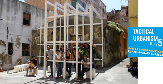 Parklet San Donato è un intervento di Tactiacl Urbanism per riappropriarsi dello spazio pubblico degradato