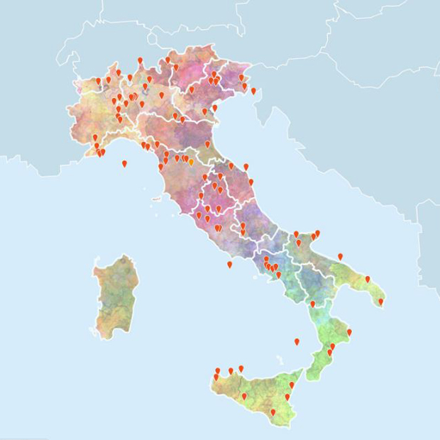 La mappa interattiva per scoprire i Luoghi del Cuore salvati dal FAI.