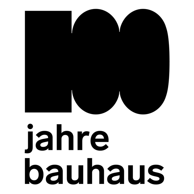 Il logo degli eventi per festeggiare un secolo di Bauhaus