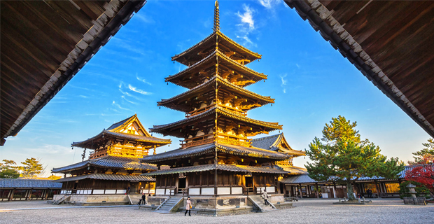 L'architettura in legno delle pagode dalla Cina al Giappone.