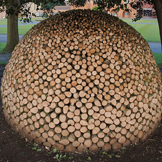 Alcuni esempi dell'arte di accatastare legna