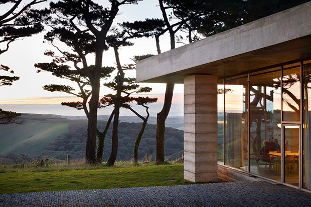 Un dettaglio di Secular Retreat Villa di Peter Zumthor.