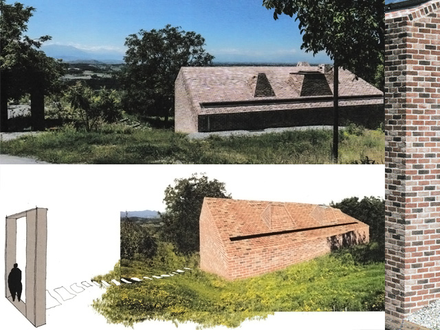 Il progetto della casa in mattoni dello Studioata