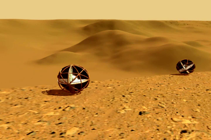 La turbina Mars Tumbleweed