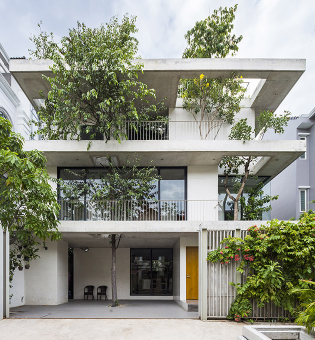  La Stacked Planters House di Vo Trong Nghia.