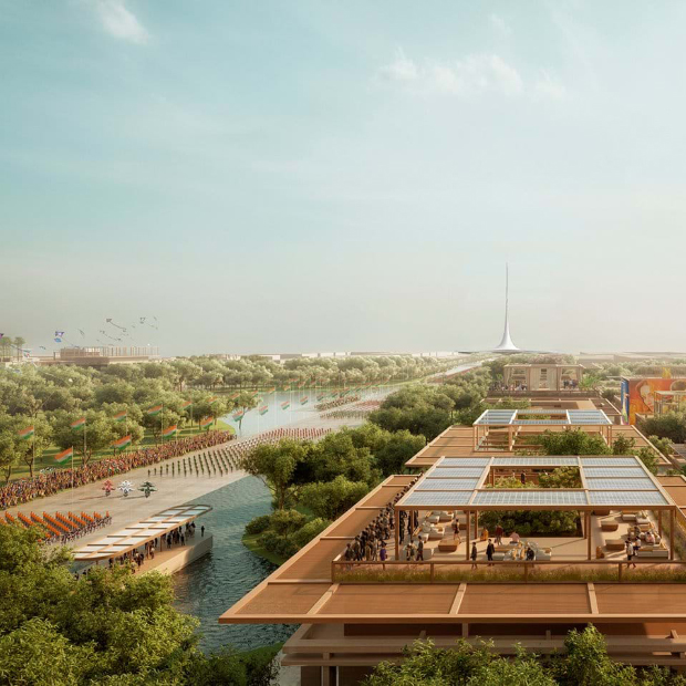 Amaravati City città progettata da Norman Foster.