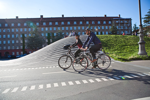  Mobilità sostenibile a Copenhagen. Foto di Kontraframe.