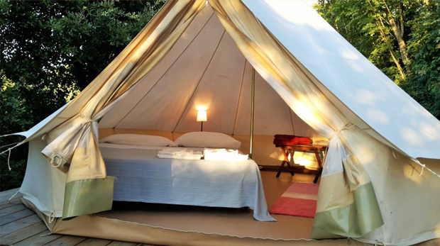  Il glamping di lusso nell' Agricamping La Galinella in Toscana.