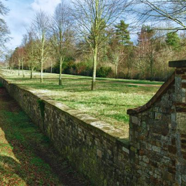 La tecnica ha-ha per il muro controterra.