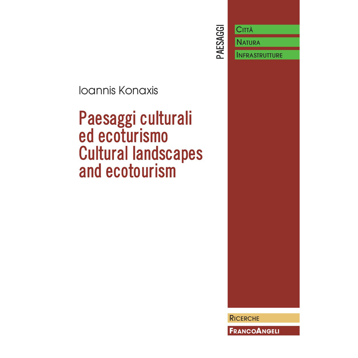 La copertine del libro Paesaggi culturali ed ecoturismo
