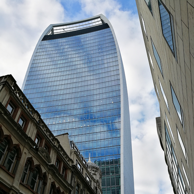 Lo Sky Garden al 20 Fenchurch Street a Londra.