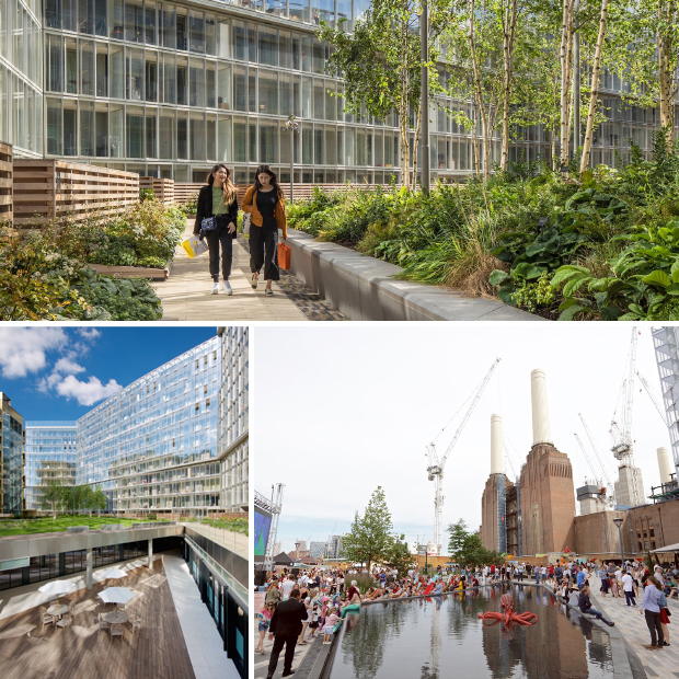 La Faraday House nella Battersea Power Station di Londra.