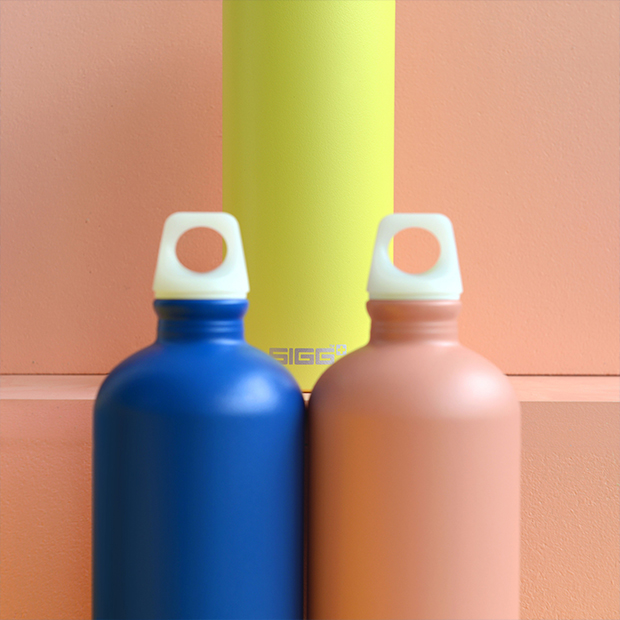 Borraccia di design svizzero Sigg in alluminio