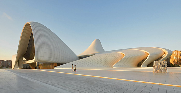 Heydar Aliyev Centre di Zaha Hadid architects