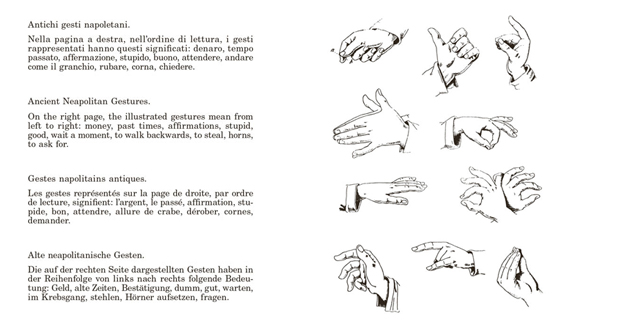 supplemento dizionario italiano gesti napoletani