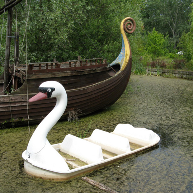  Scivolo d’acqua Grand Canyon dello Spreepark, © Mario Wilpert.