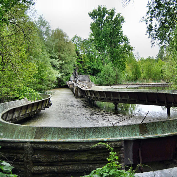  Scivolo d’acqua Grand Canyon dello Spreepark di Berlino, © Mario Wilpert.