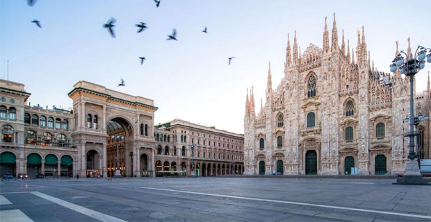 La città italiane e il Coronavirus.