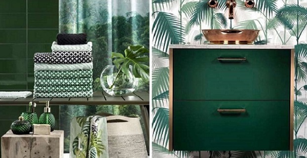 bagno stile tropical chic